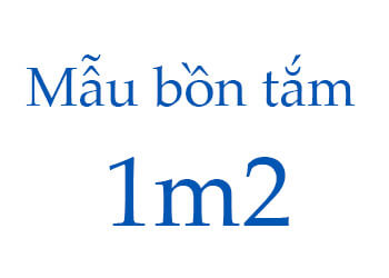 Bồn tắm 1m2 – Giải pháp nhỏ gọn cho phòng tắm hiện đại