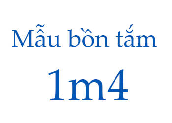 Bồn tắm 1m4 sang trọng – Lựa chọn hoàn hảo cho không gian vừa phải