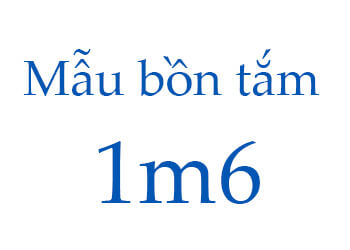 Bồn tắm 1m6 – Sự cân bằng giữa tiện nghi và thẩm mỹ