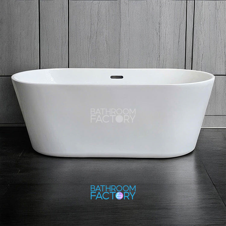 Bồn tắm acrylic hình thẳng thành dày màu trắng mã 2402