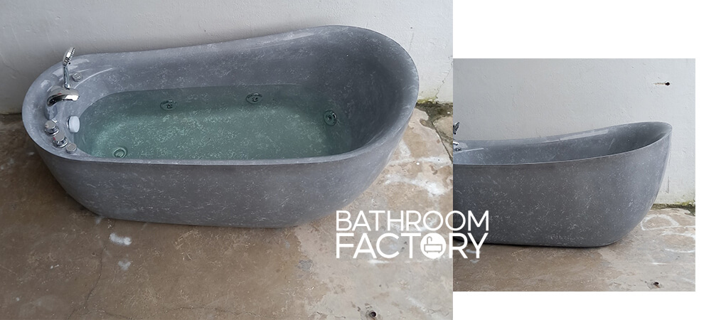 Bồn tắm acrylic hiệu ứng bê tông